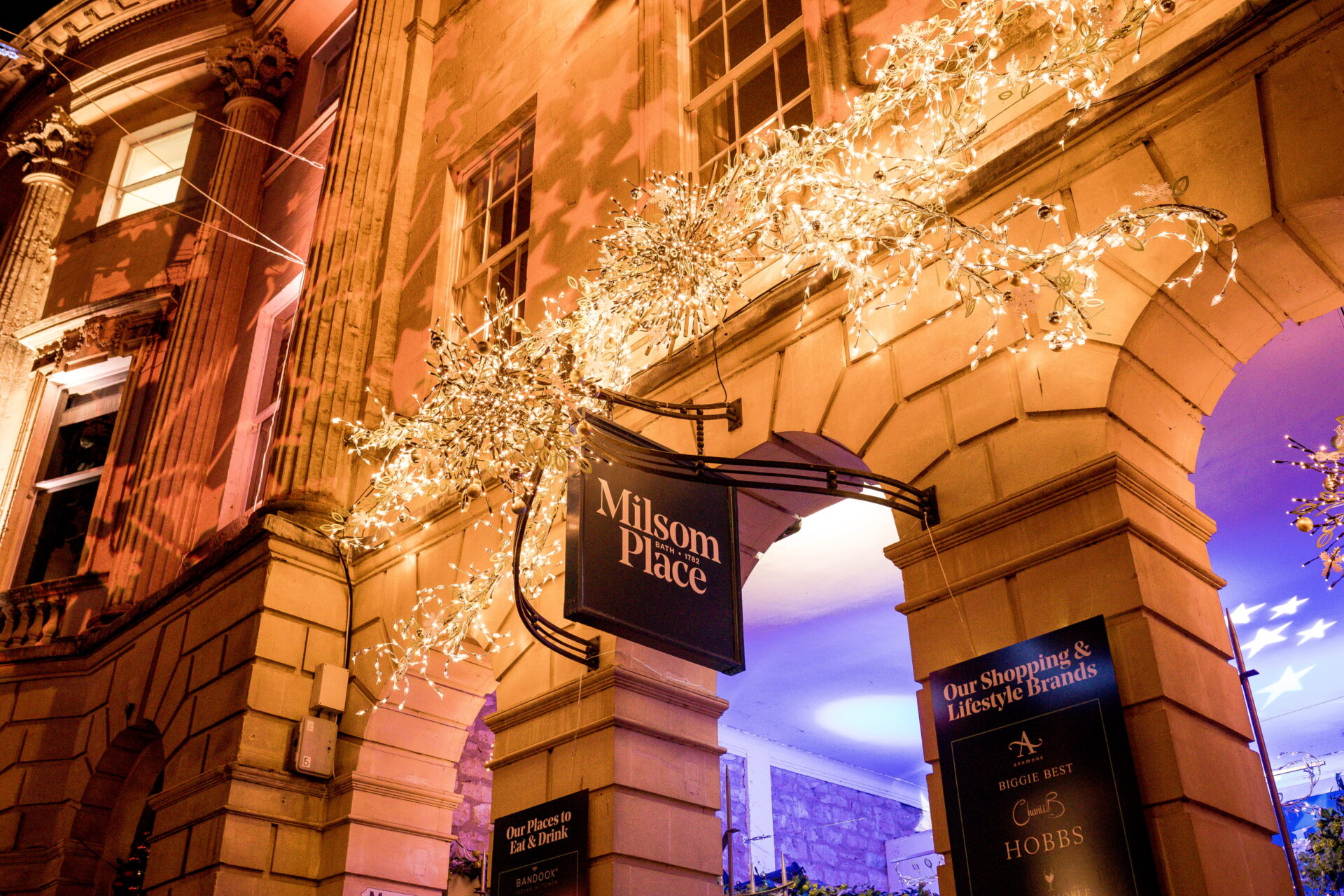 Splendour at Milsom Place to Bath