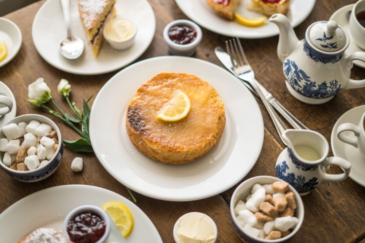 Cinnamon Butter Bun at Sally Lunn's Bath to Bath