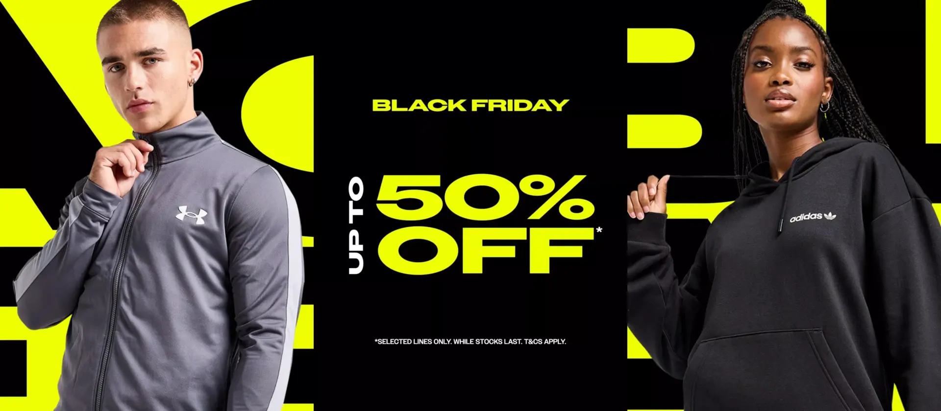 Up to 50% off at JD Sports