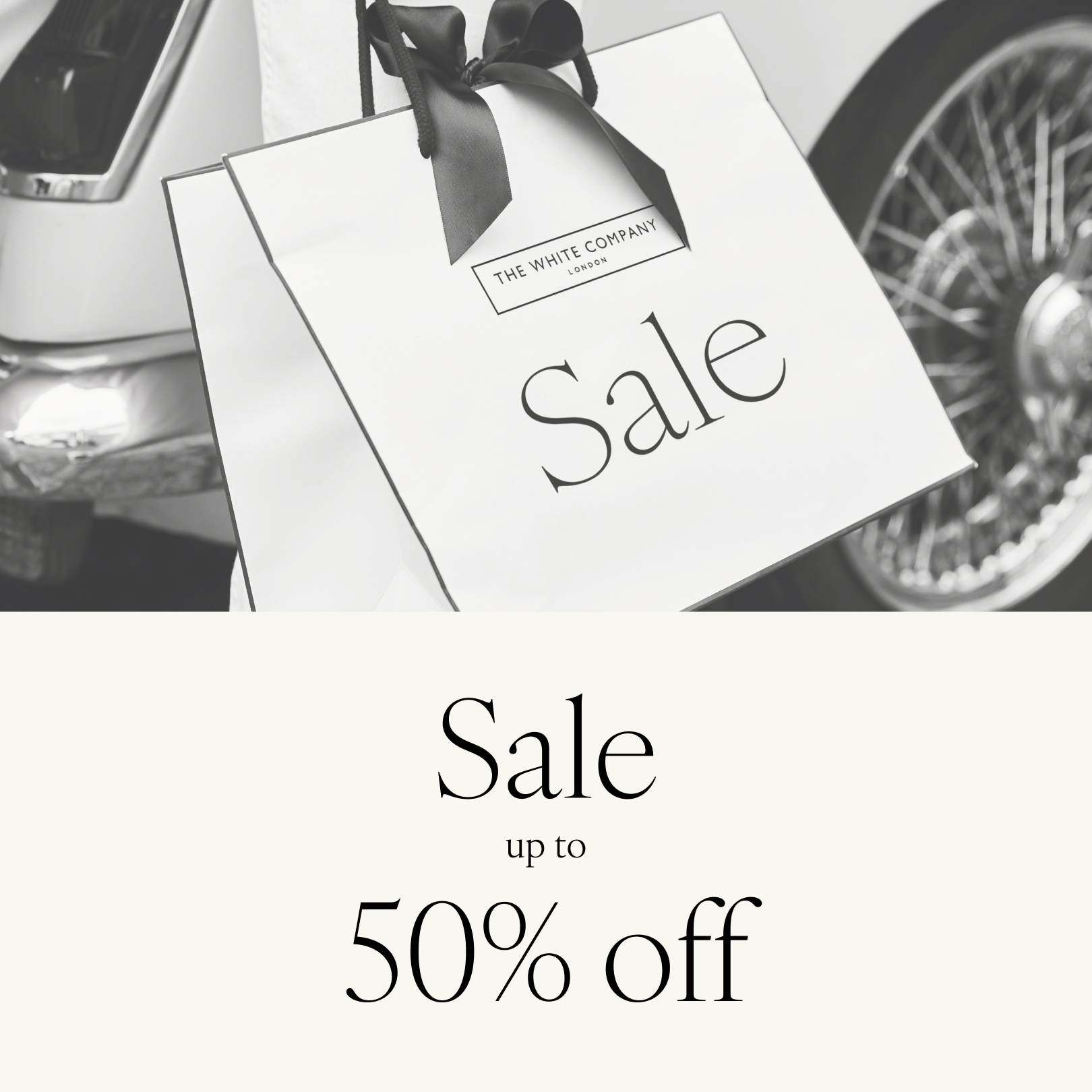 50% off at The White Company