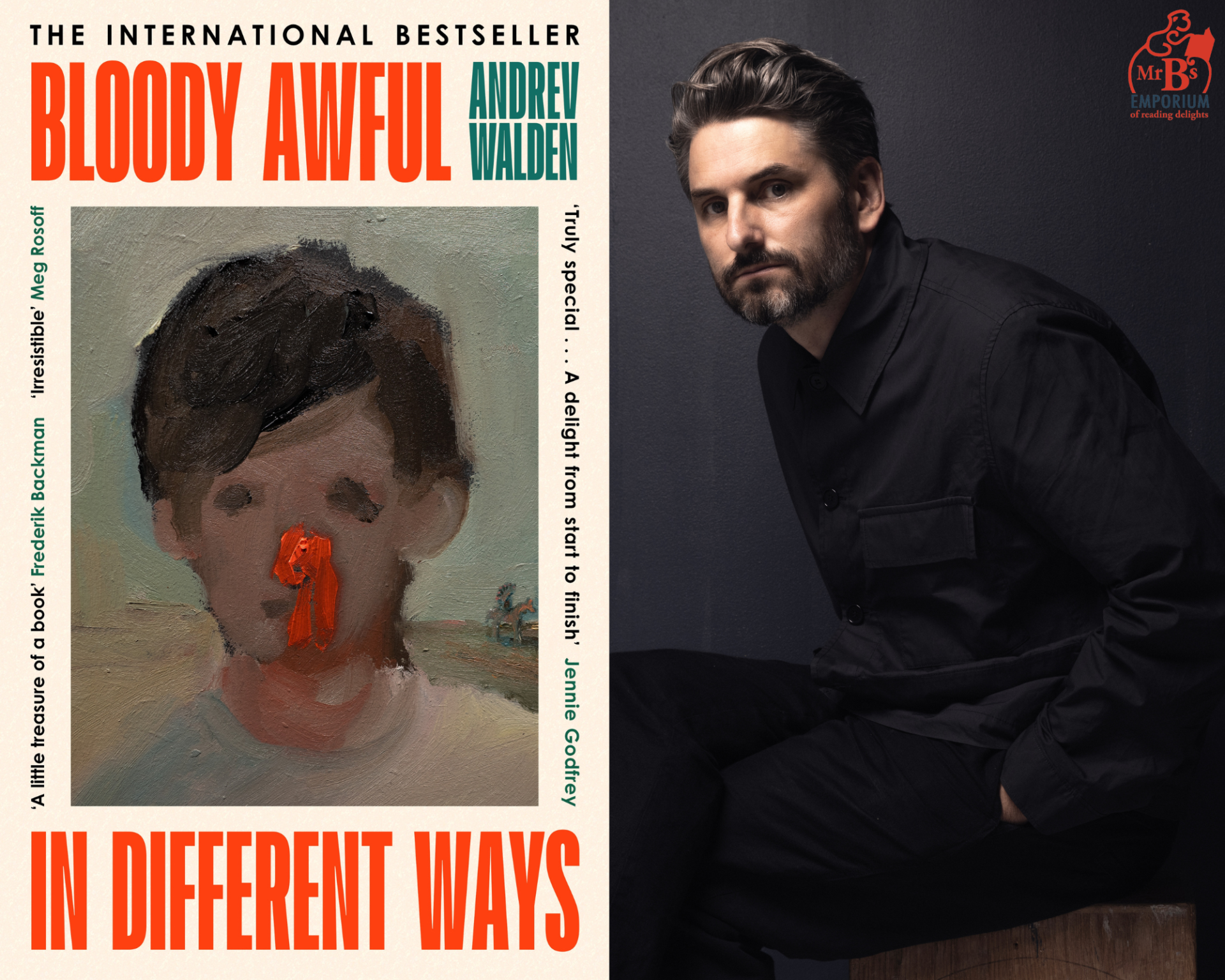 Bloody Awful in Different Ways with Andrev Walden, in conversation with Claire Fuller