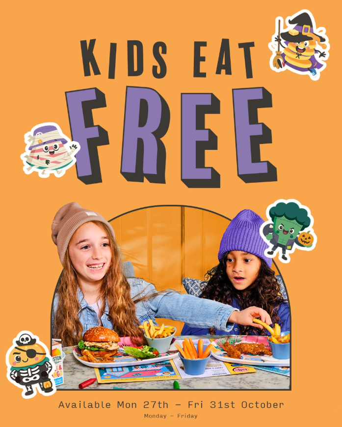 Kids Eat Free at Bills