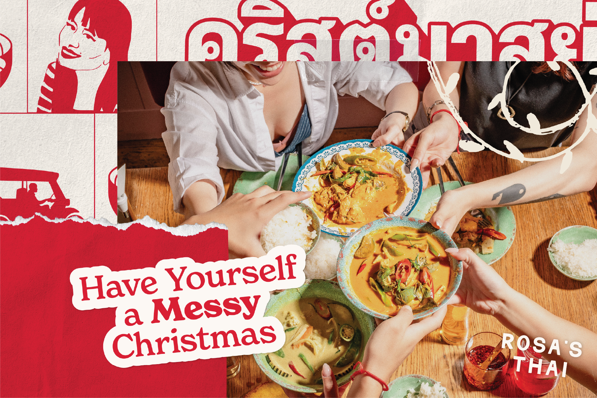 Rosa's Thai Festive Menu