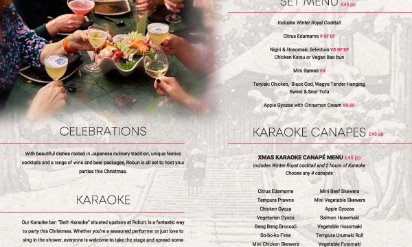 Robun Bath Christmas