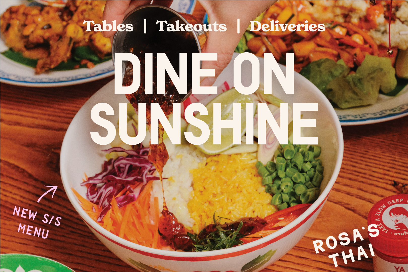 Spring and Summer menu at Rosa's Thai