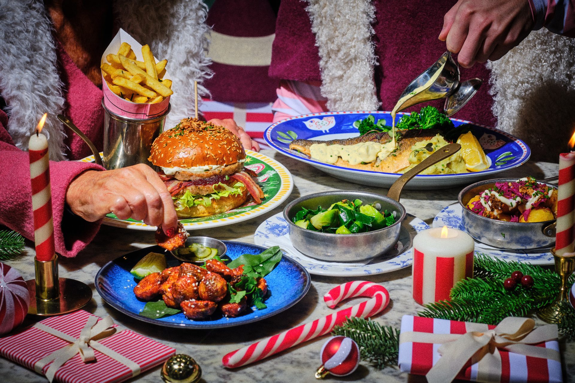 Bills Set Christmas Menu